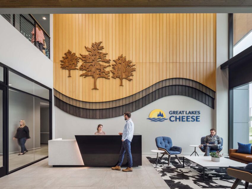 modern headquarters vocon great lakes cheese architecture